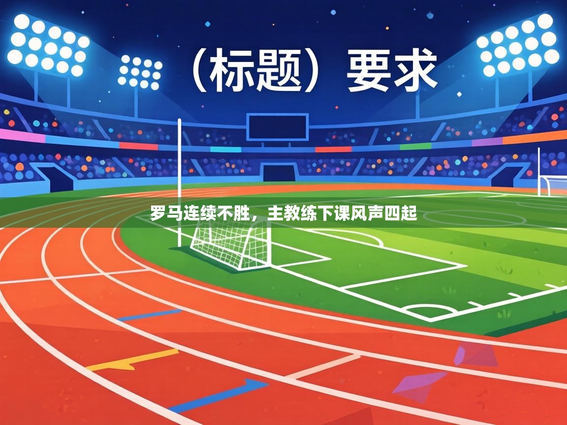 罗马连续不胜,主教练下课风声四起 第2张